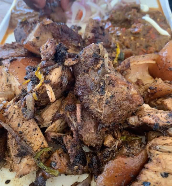 PORC AFRICAIN BRAISÉ