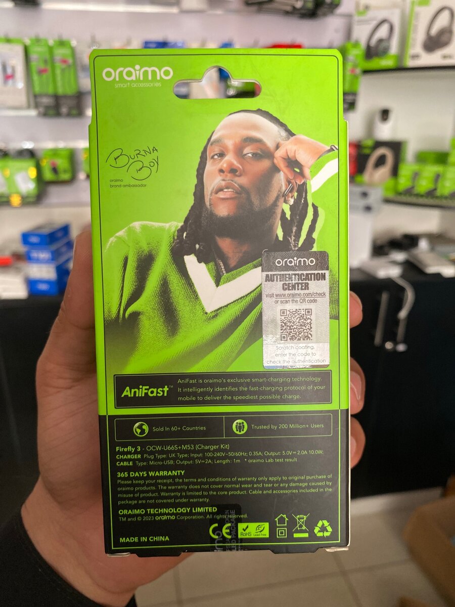 Oraimo Micro Charger (Orginal Oraimo)