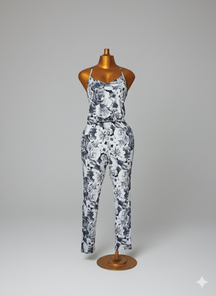 Combinaison Femme Fleurie Élégante