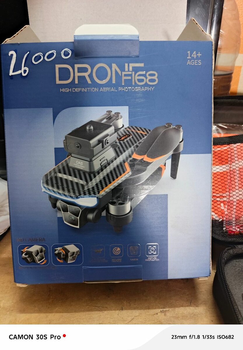 Drone F168 pour photographie aérienne