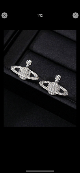 Boucles d'oreilles strassées