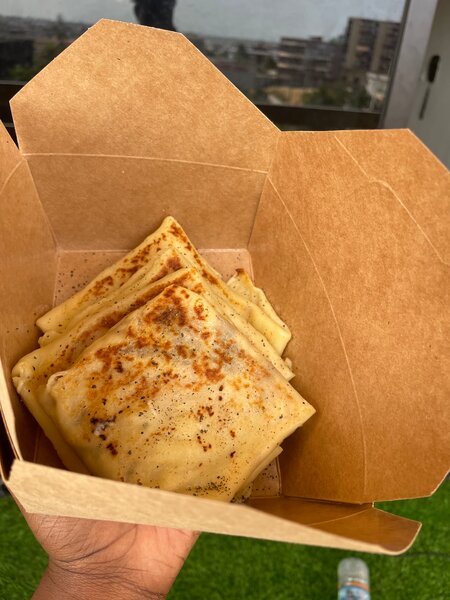 Crêpes jambon fromages