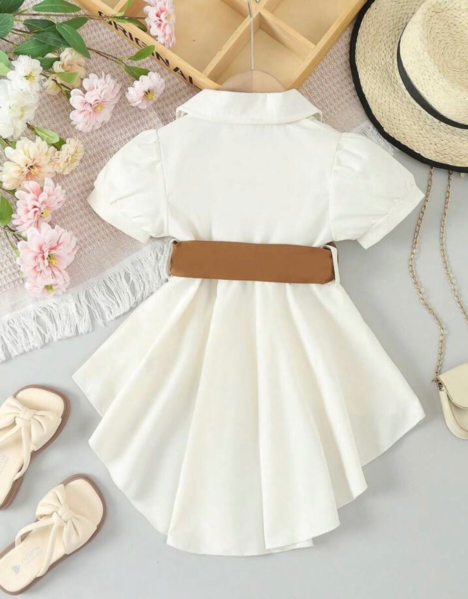 Shirt Dress with Belt. 7Years.