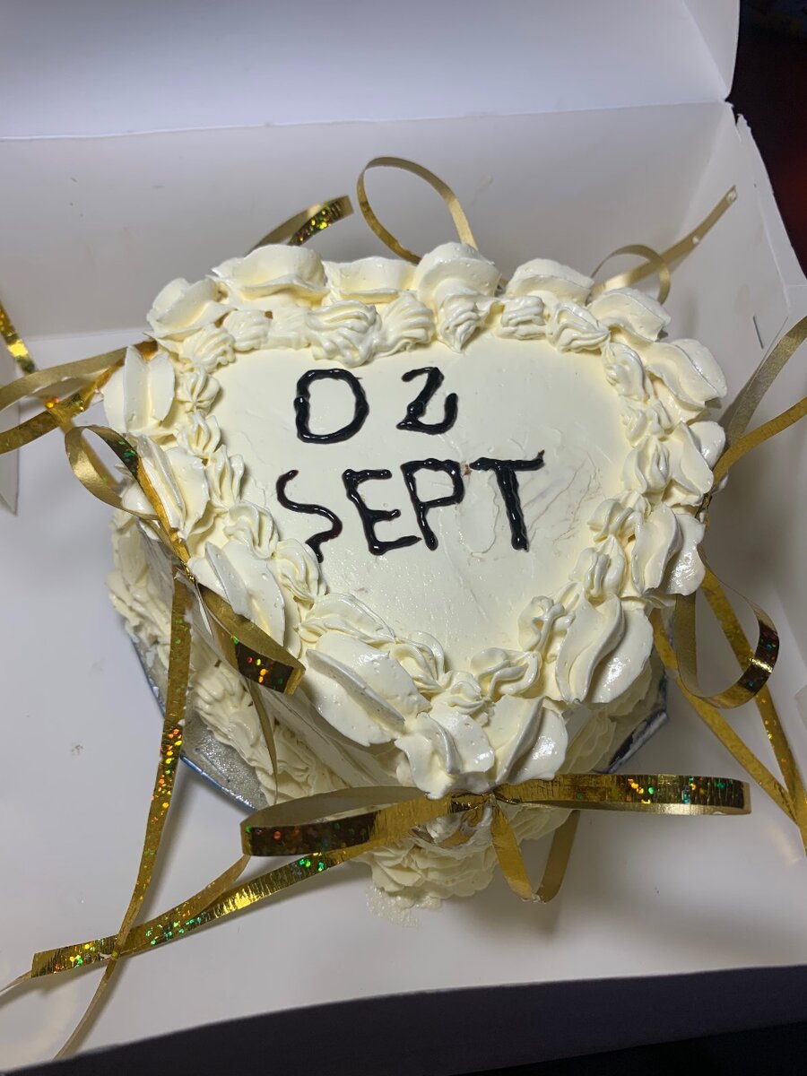 Gâteau en forme de coeur