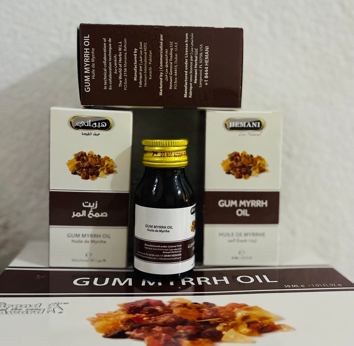 Huile Myrrhe Naturelle Hemani