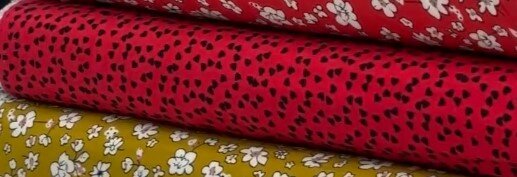 Красивая ткань для пошивая одежды Бельмондо штапель