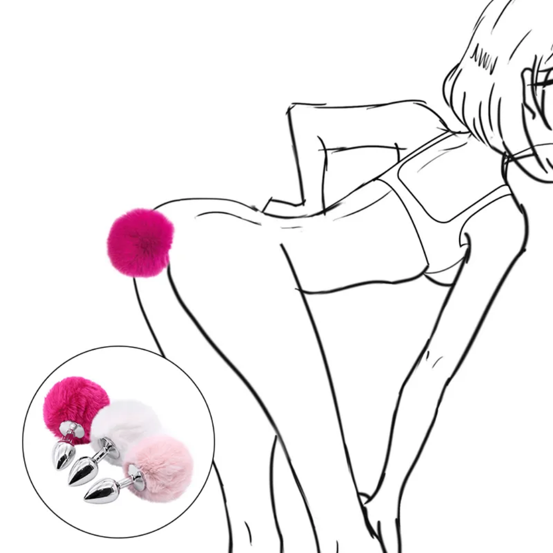 Plug Anal avec Queue Fluffy