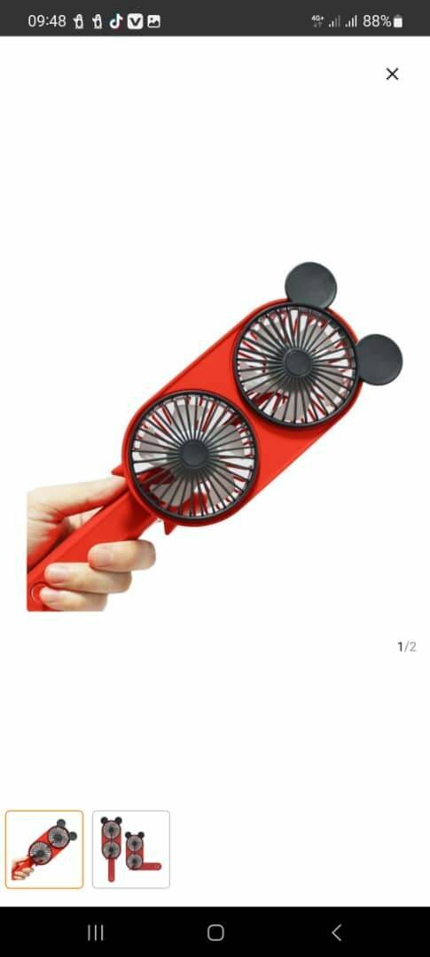 Mini ventilateur rechargeable