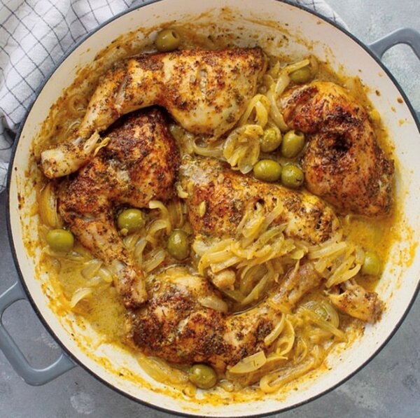 Plat de Poulet Yassa