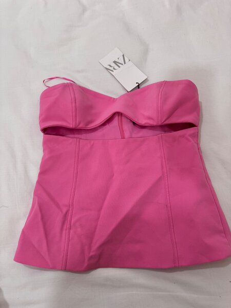 Zara bustier top