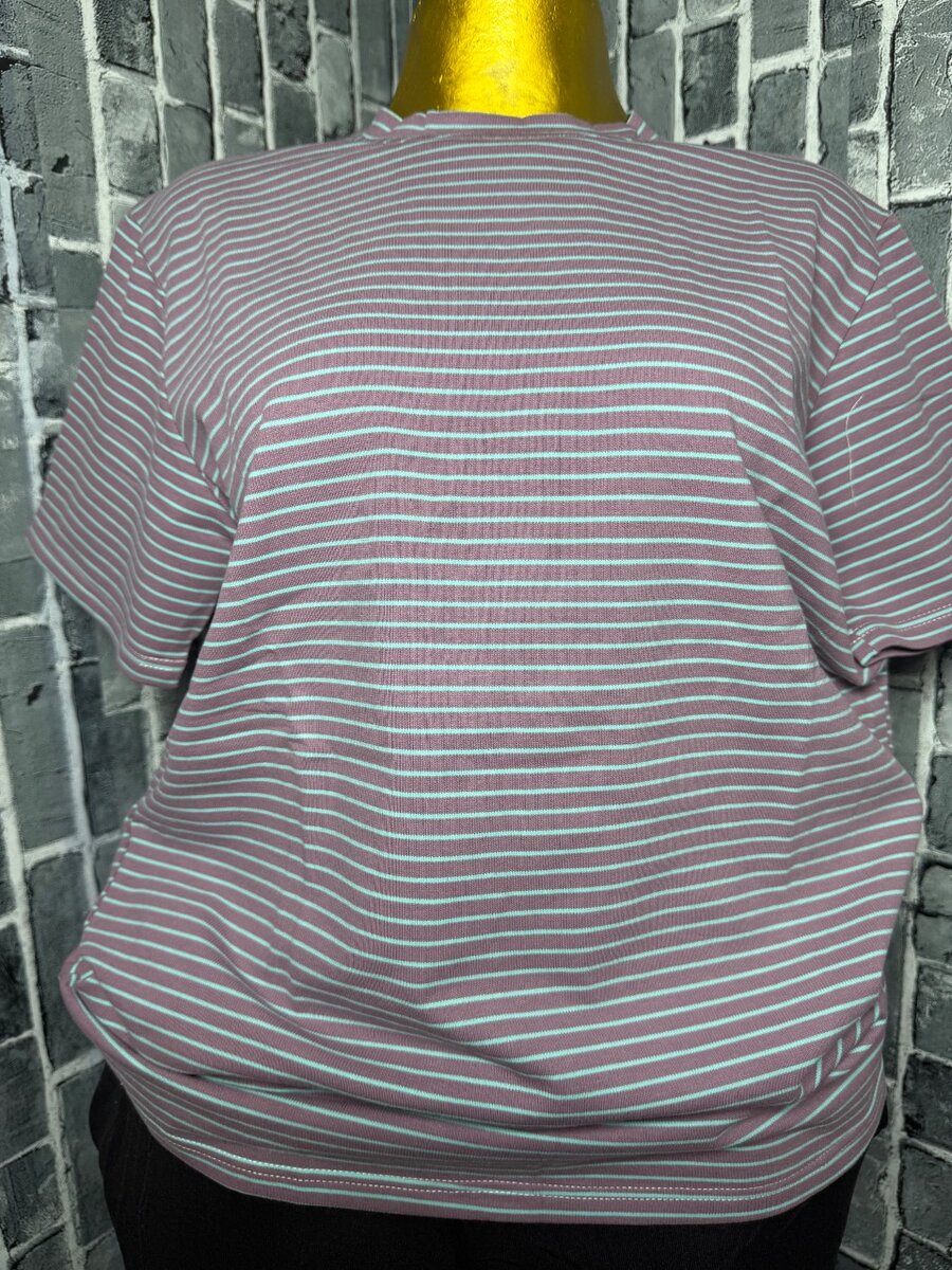 T-shirt rayé décontracté