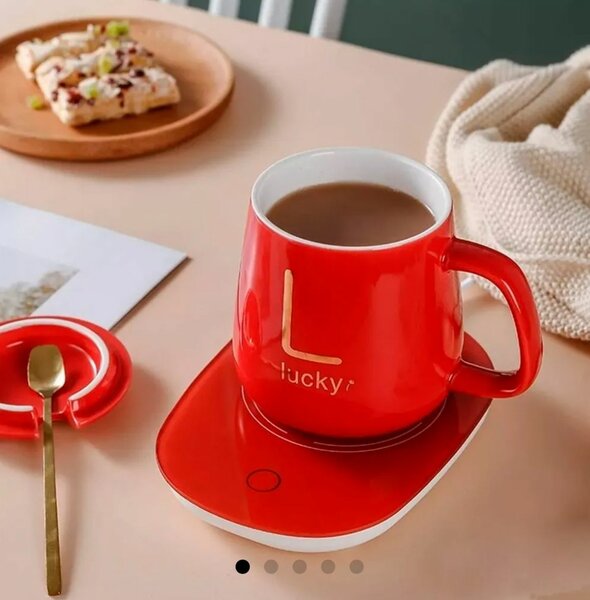 Tasse à café chauffante