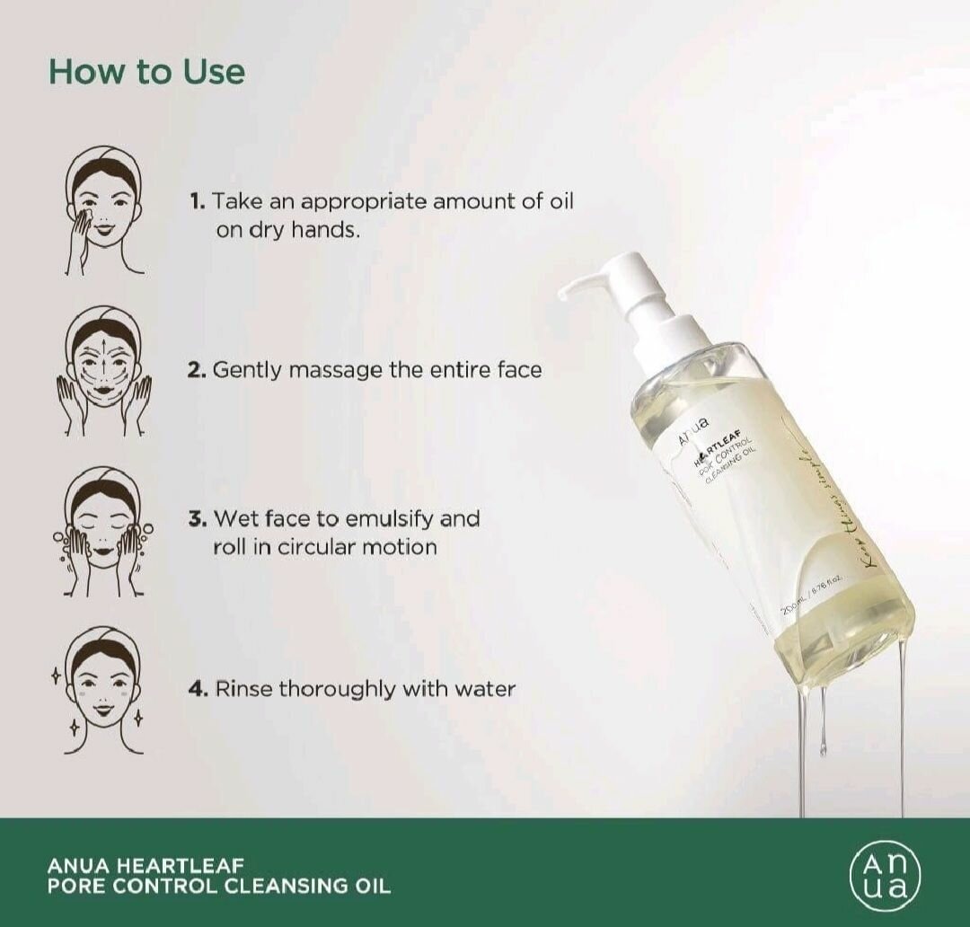 Anua heartleaf pore control cleansing oil