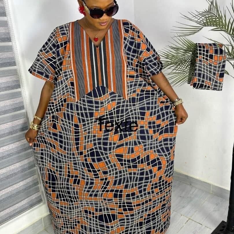 Robe Caftan Africain Élégant