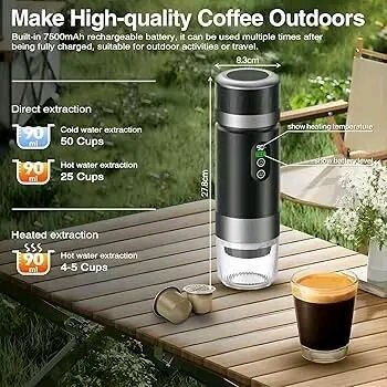 Cafetière Nomade Réglable