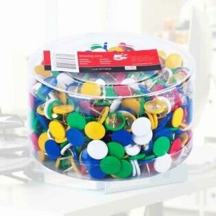 Punaise multicolores 200 pcs