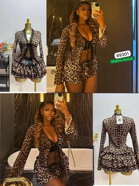 Robe Léopard Sexy Femme