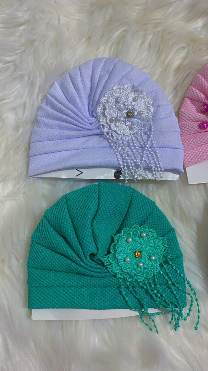 Baby girls head cap