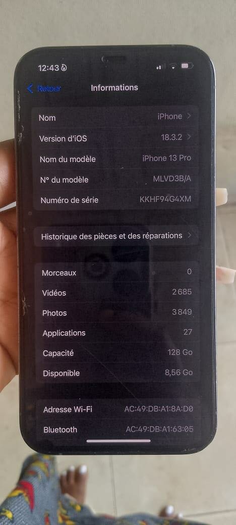 iPhone 13 Pro 128 Go