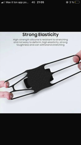 Support Téléphone Vélo Silicone