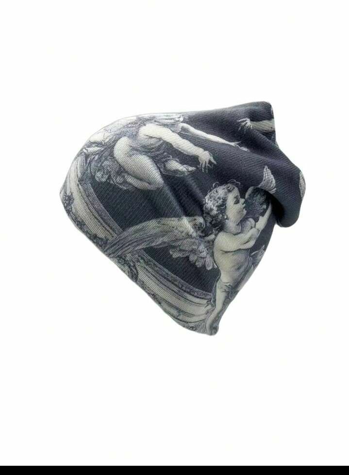Bonnet imprimé anges mode