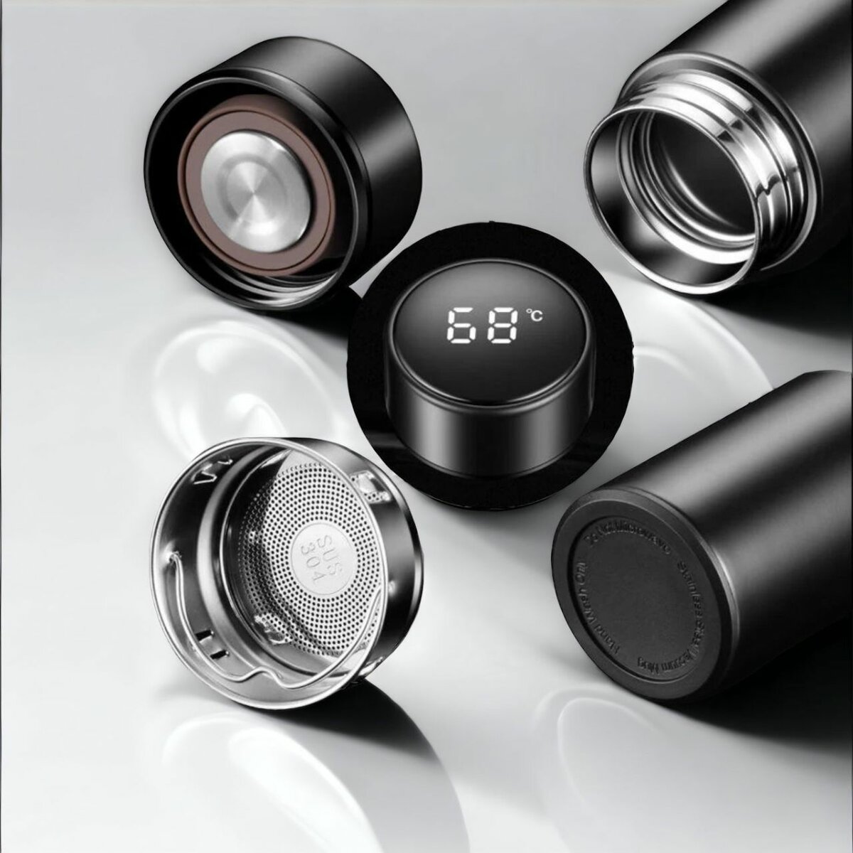 Gourde Thermos Intelligente LED