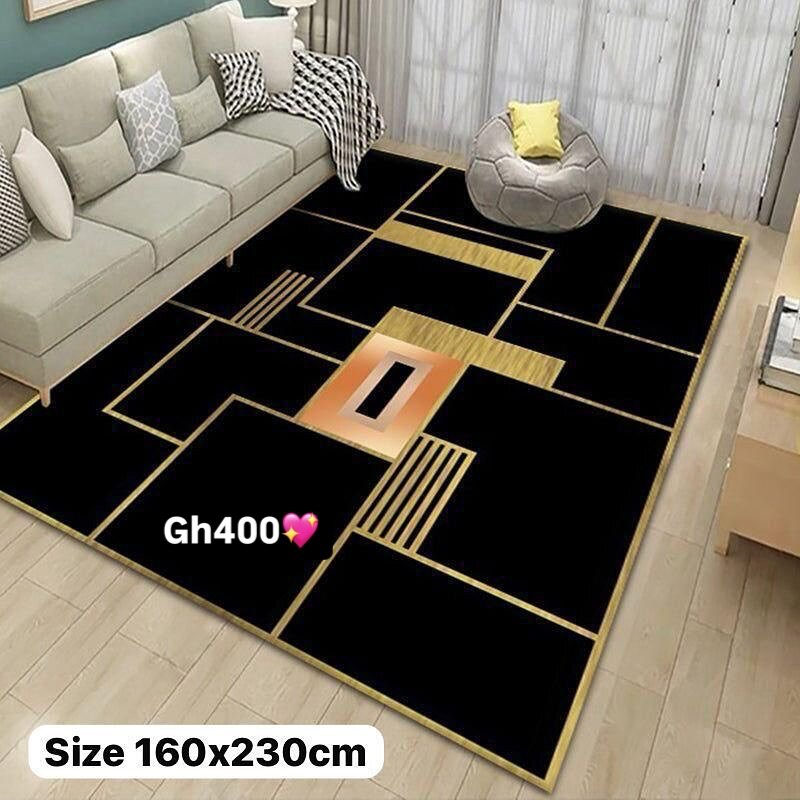 Beautiful and cozy patterned 3d carpet
