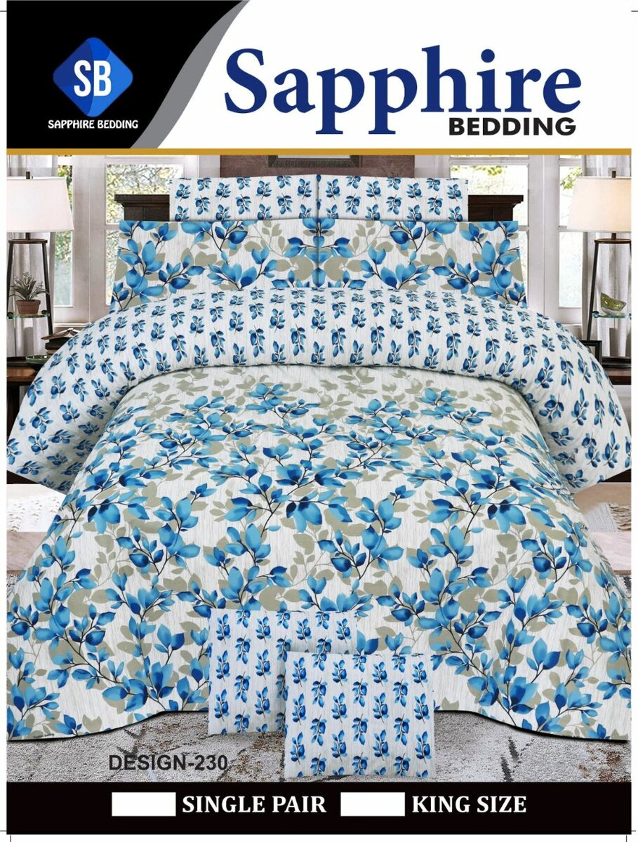 Cotton Double Bedsheets