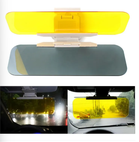 Car Day Night Anti Glare Mirror Light Protector