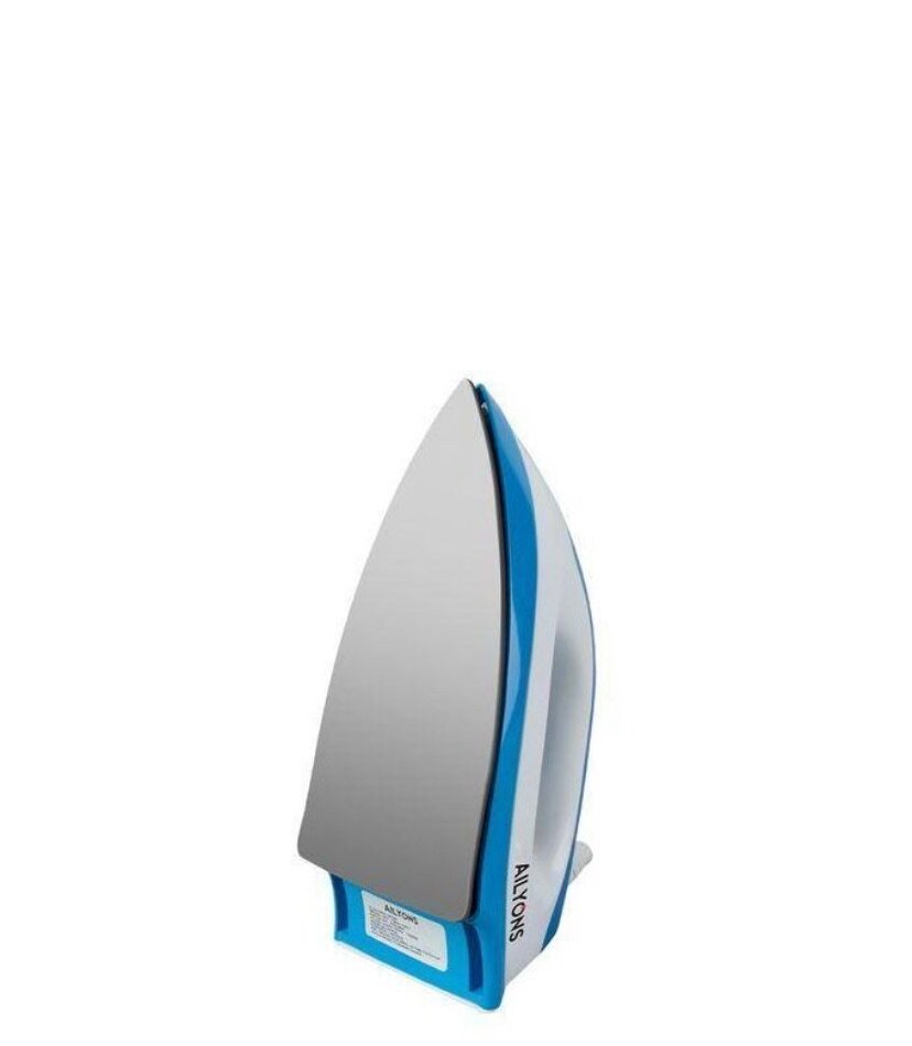 HD-198A-J Electric Dry Iron Box - 1000W - White & Blue Brand