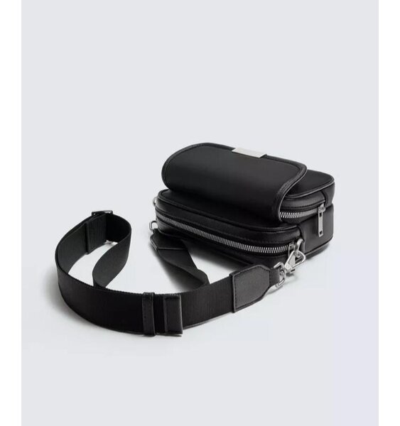 Sac Bandoulière Noir Unisexe