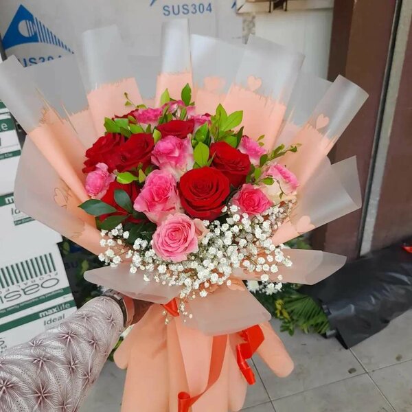 Bouquet romantique de roses