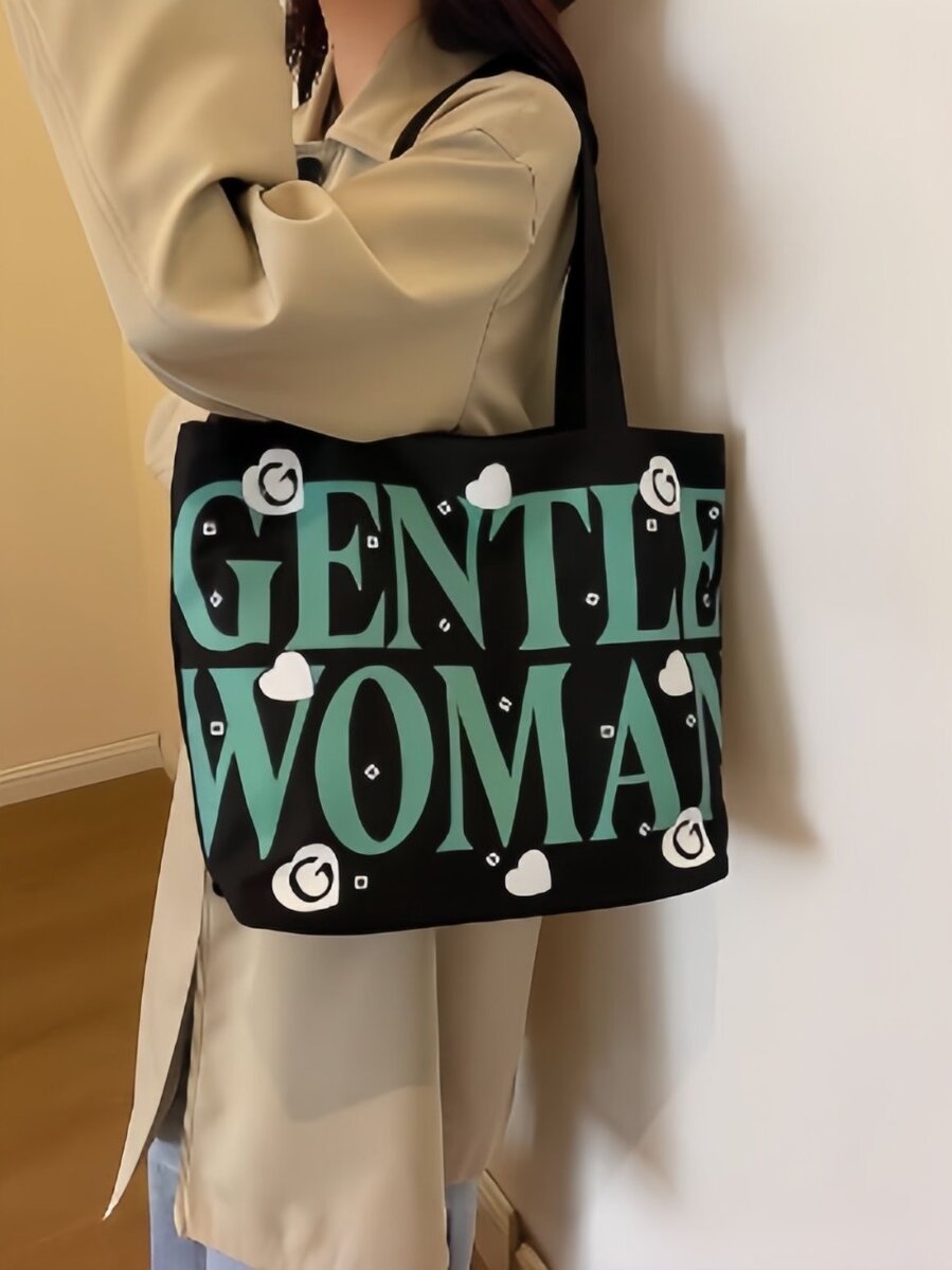 Gentle woman tote bag