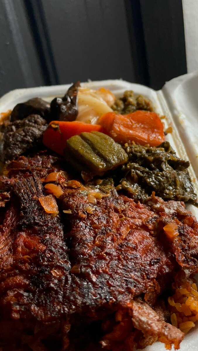 Plat africain de riz Jollof