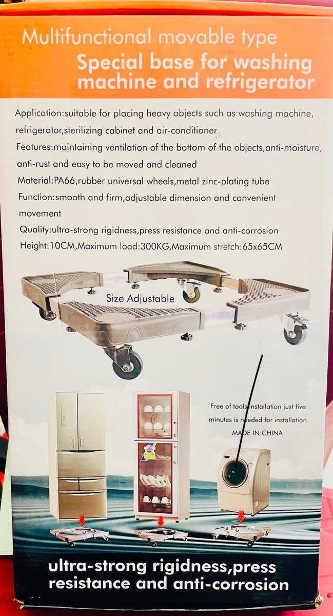 SUPPORT RÉFRIGÉRATEUR ET MACHINE À LAVER