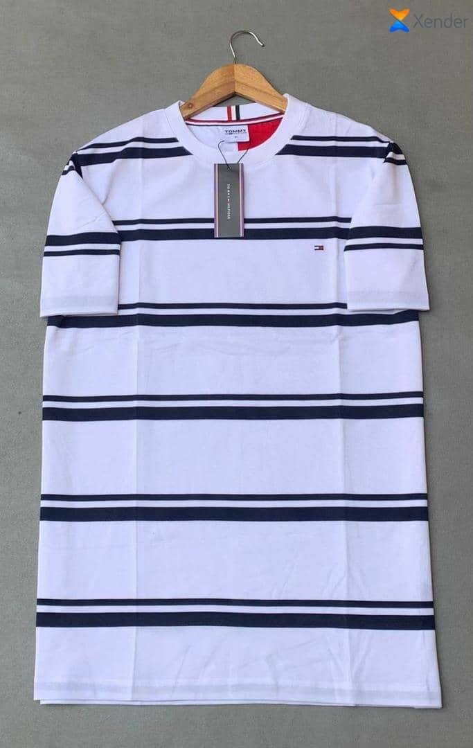 T-shirt rayé pour hommes