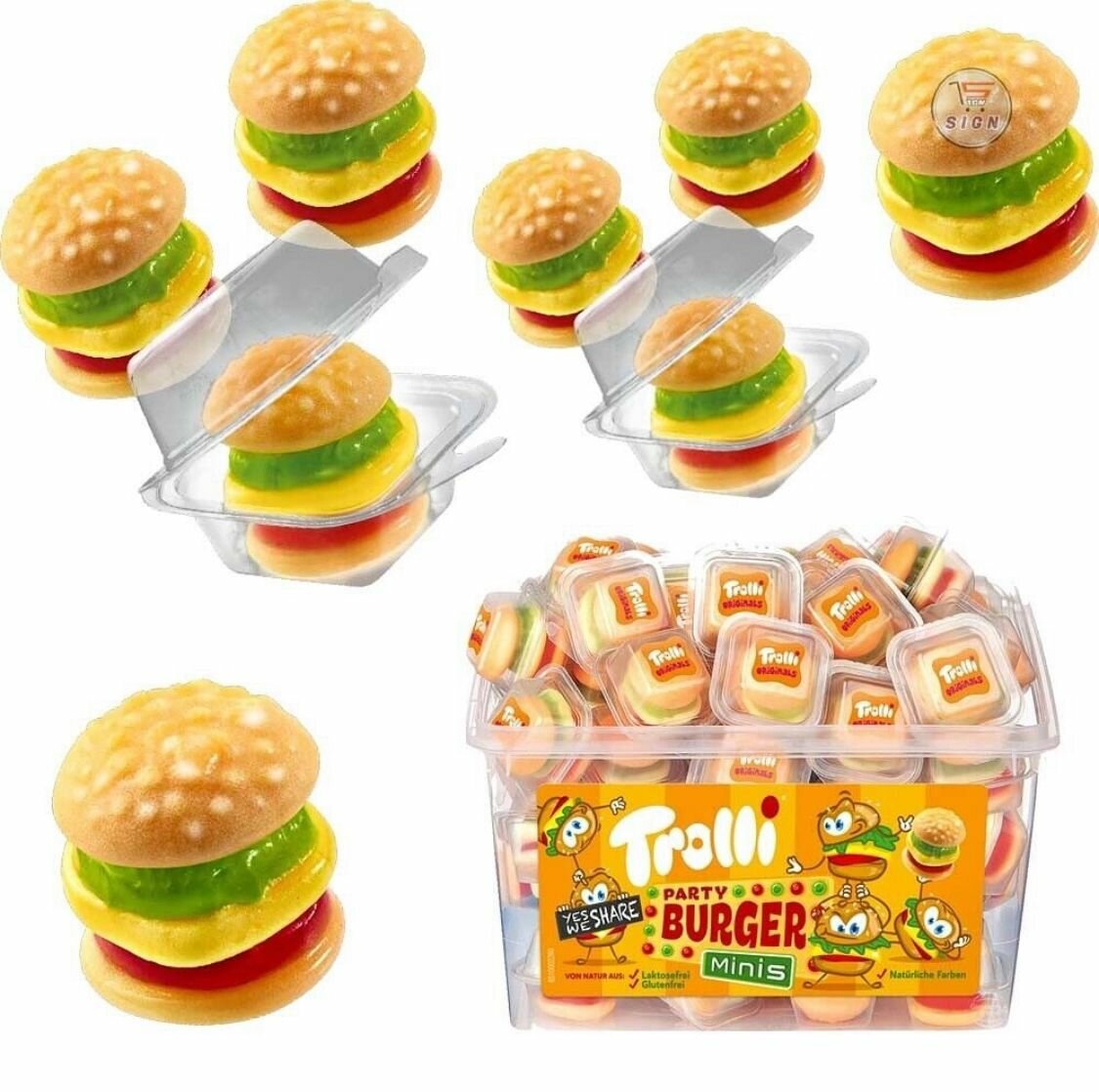 Trolli Burger gummies