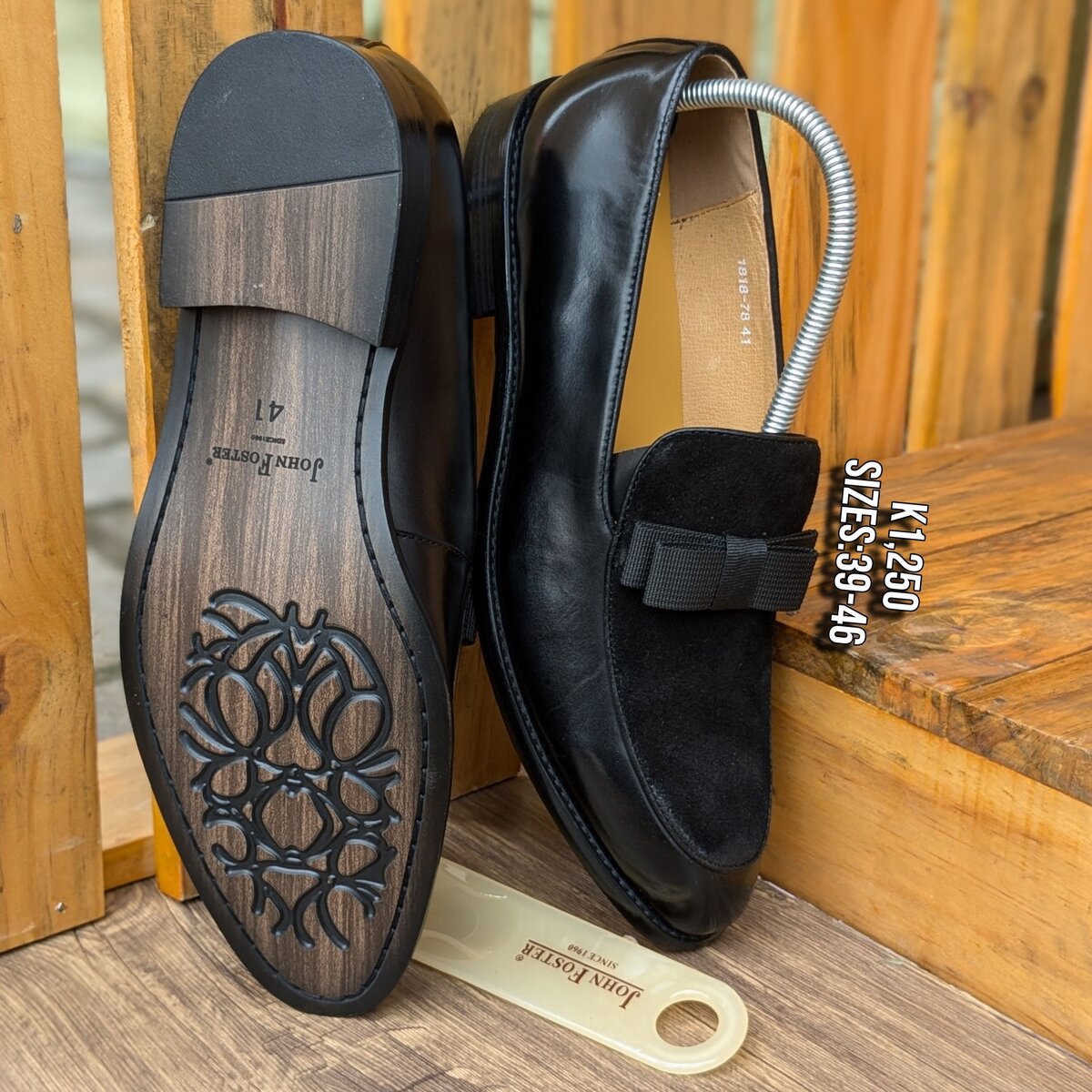 JOHN FOSTER jivin bow loafers