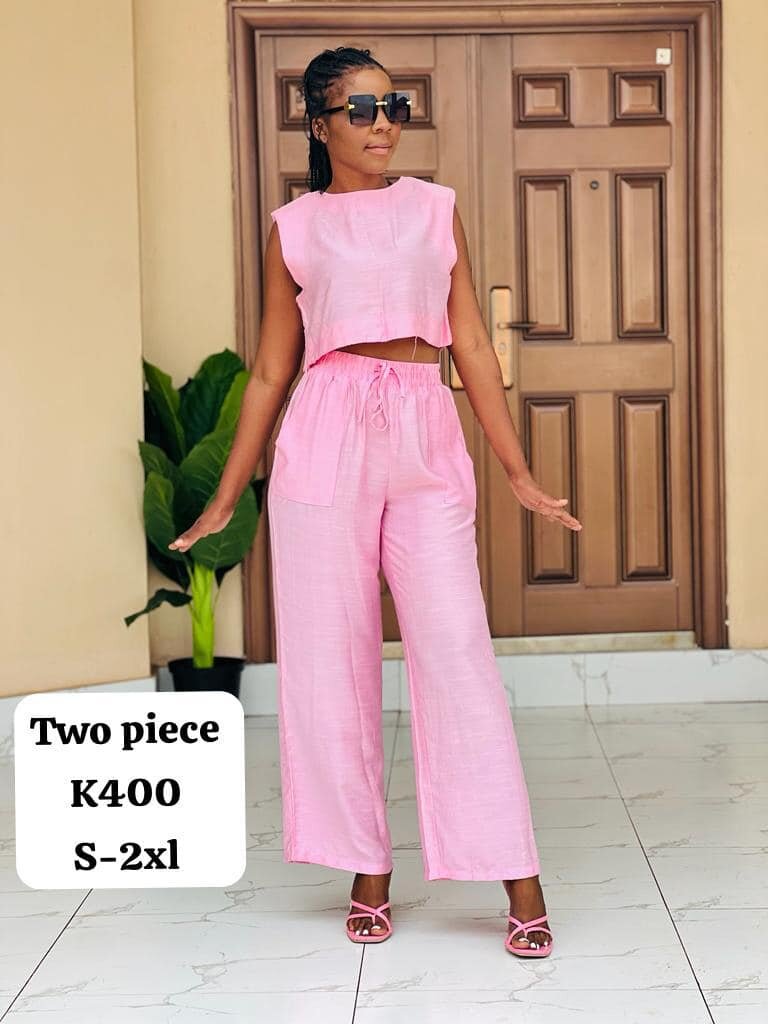 Women's set pink top and pants S-2xl