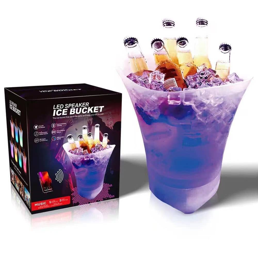 LED Speaker Ice Bucket