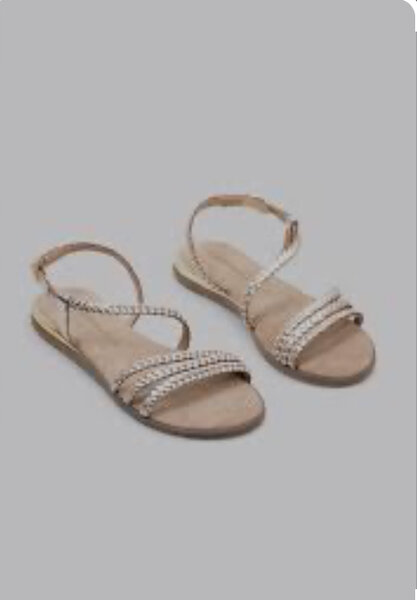 Sandales élégantes en strass