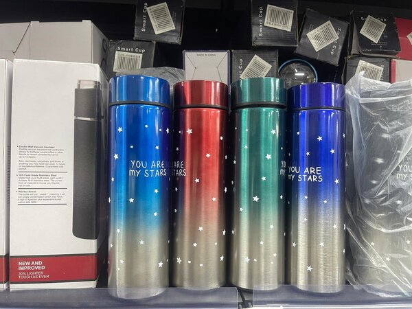 Thermos étoiles coloré
