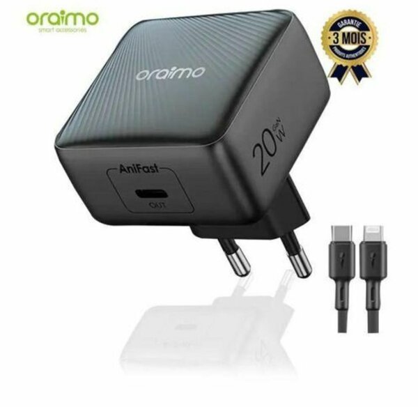 Chargeur rapide Oraimo 20W