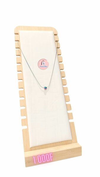 Collier perle minimaliste