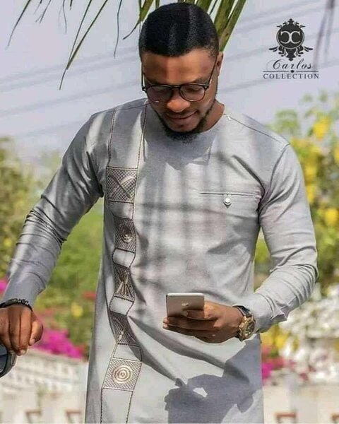 Chemise Africaine Élégante Homme