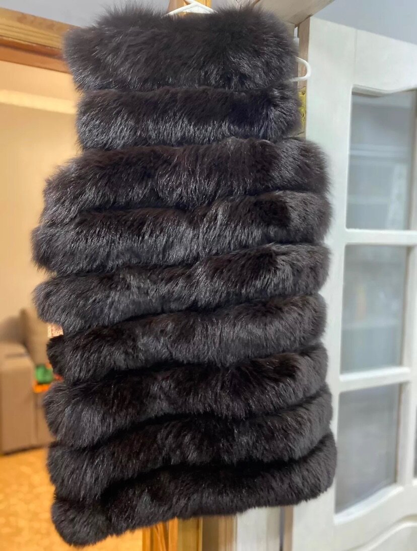 Норковая жилетка