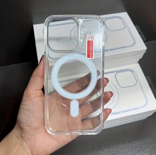 Coque MagSafe transparente