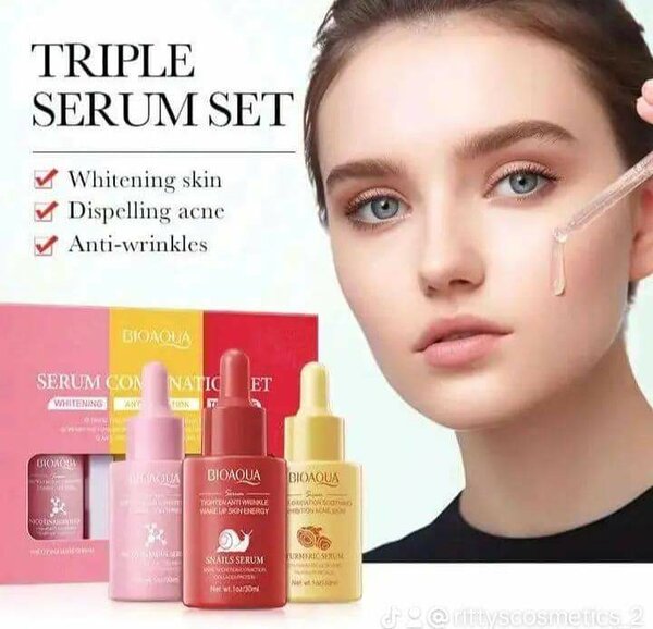 Bio aqua facial serum combination set