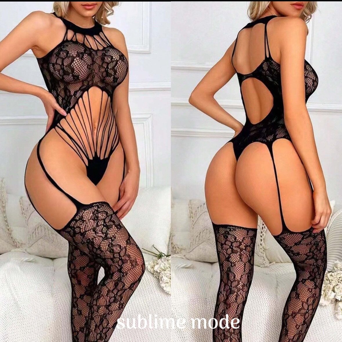 Body en dentelle sexy pour femme