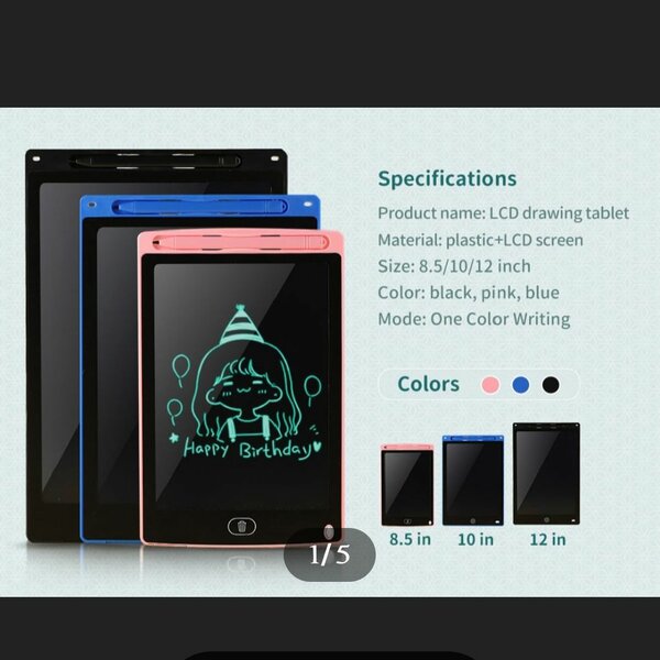 Kids writing tablets